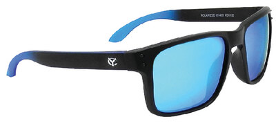 PAMLICO POLARIZED SUNGLASSES (YACHTER'S CHOICE) 12 Dark Blue Mirror Matte Black & Blue